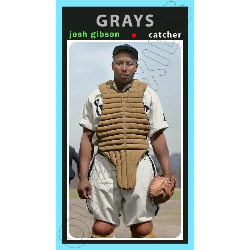 Josh Gibson 1971 Topps Tall Boy Custom Card - 4656
