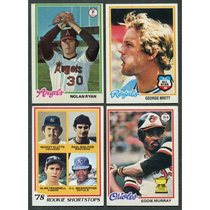 1978 Topps Baseball Complete Set VG VG/EX (726) (24-456)