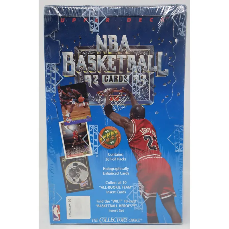 1992/93 Upper Deck Basketball Low Series Box (Retail) (36/15)