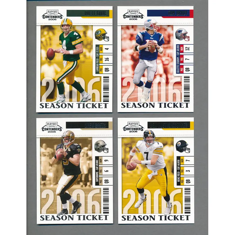 2006 Playoff Contenders Football Complete Set (100) NM/MT MT