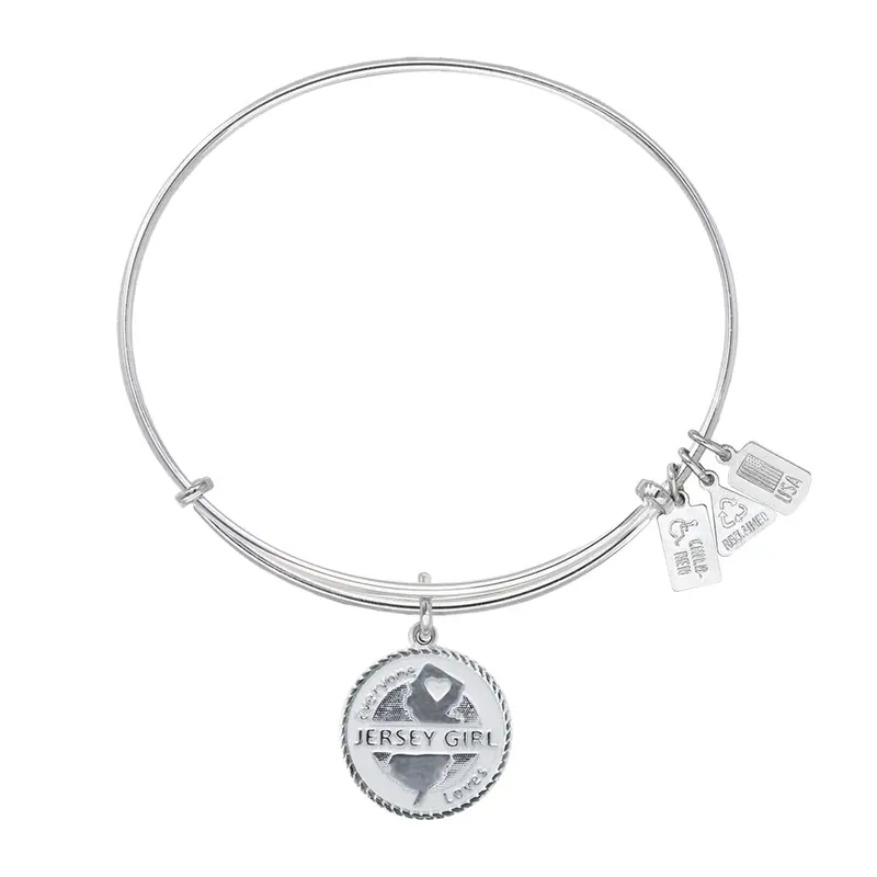 Jersey Girl Charm Bangle