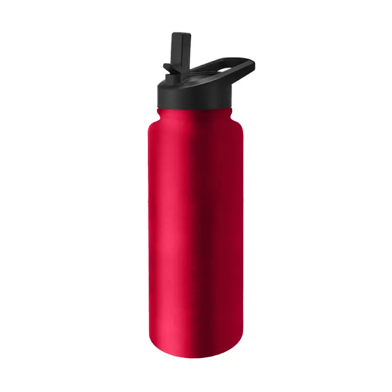 Plain Non Branded Red 34oz Quencher Bottle