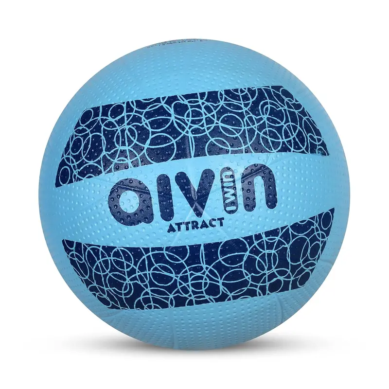 AIVIN Attract Volleyball (Sky-Blue) Size-4 | Kibi Sports
