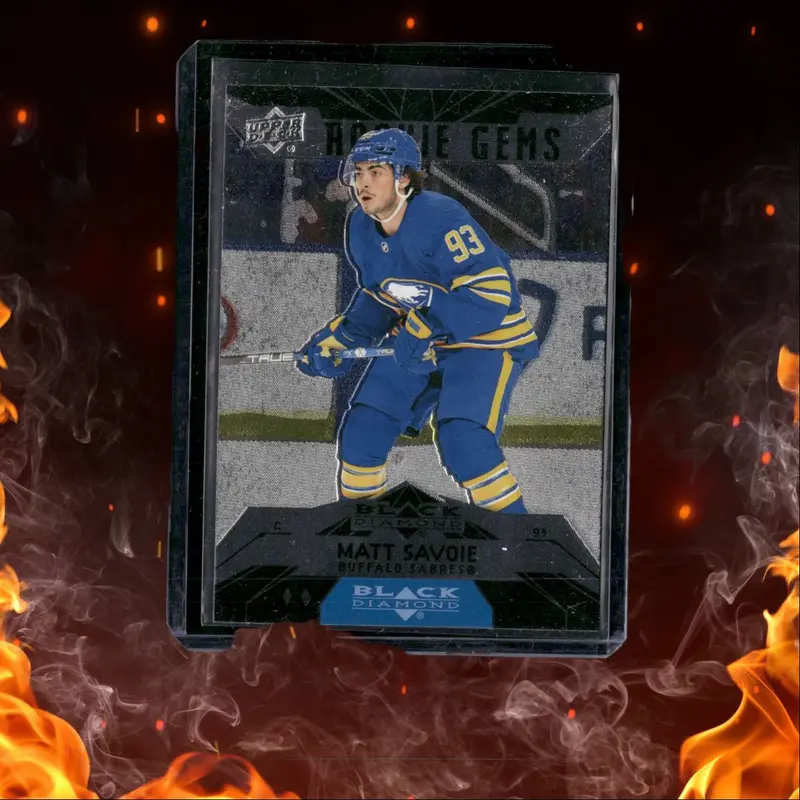 2023-24 Upper Deck Black Diamond Matt Savoie Rookie Gems #BD-22