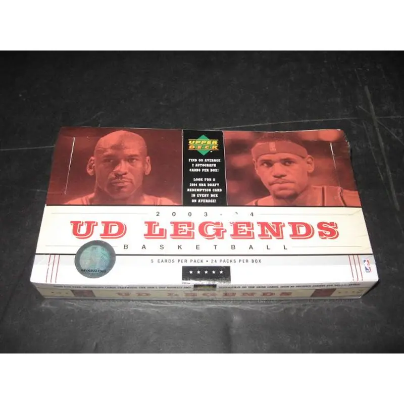 2003/04 Upper Deck Legends Basketball Box (Hobby) (Please Read)