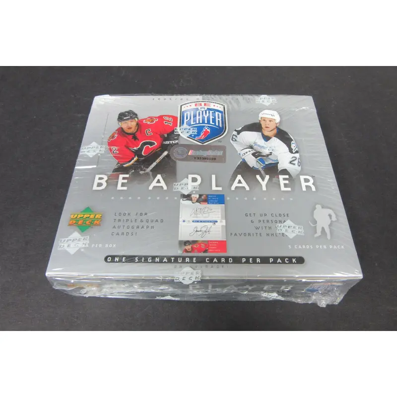 2005/06 Upper Deck Be A Player Signature Hockey Box (Hobby)