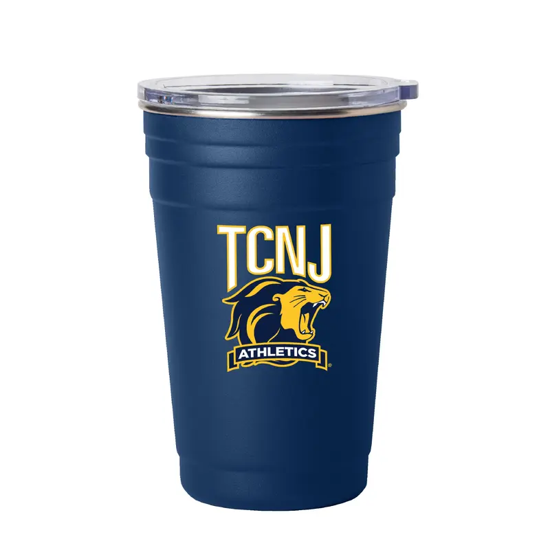College of New Jersey 22oz Logo Stainless Cup