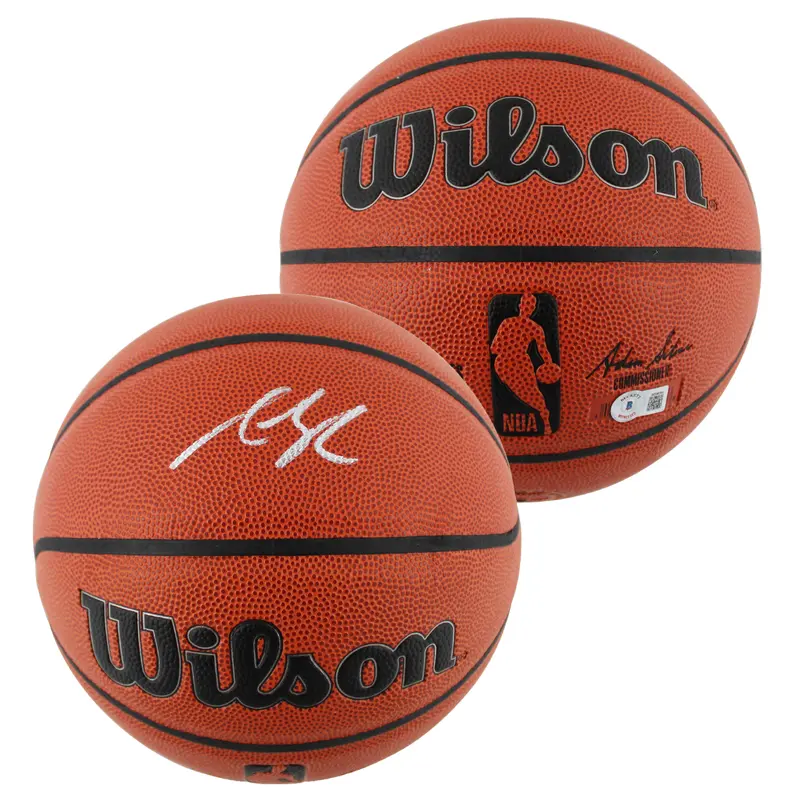 Lakers Austin Reaves Authentic Signed Wilson Basketball BAS Witnessed