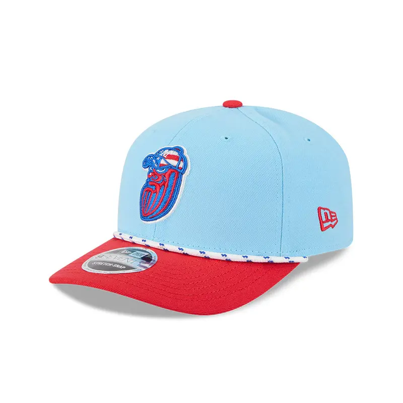 Modesto Nuts 2025 New Era Fourth of July 9Seventy Stretch Snap