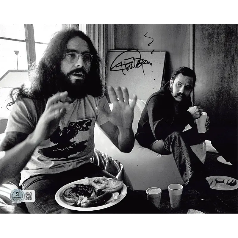 Tommy Chong Cheech & Chong Signed 8x10 Horizontal Photo w/ Black Sig BAS 5