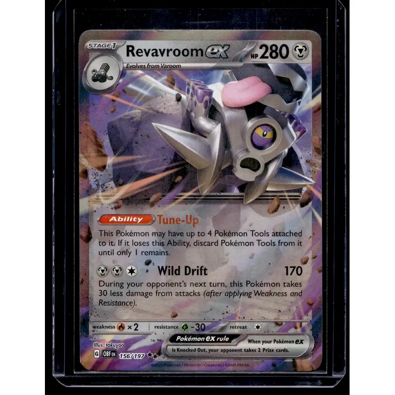 2023 Pokemon - Scarlet & Violet - Obsidian Flames - Revavroom ex #156