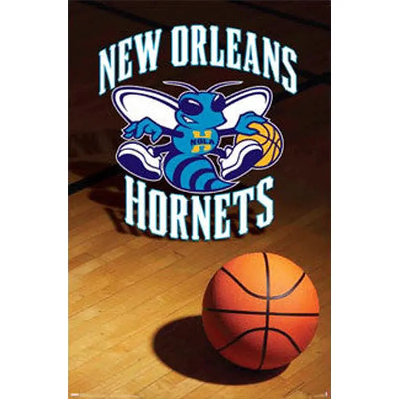 New Orleans Hornets Official NBA Logo Poster - Costacos