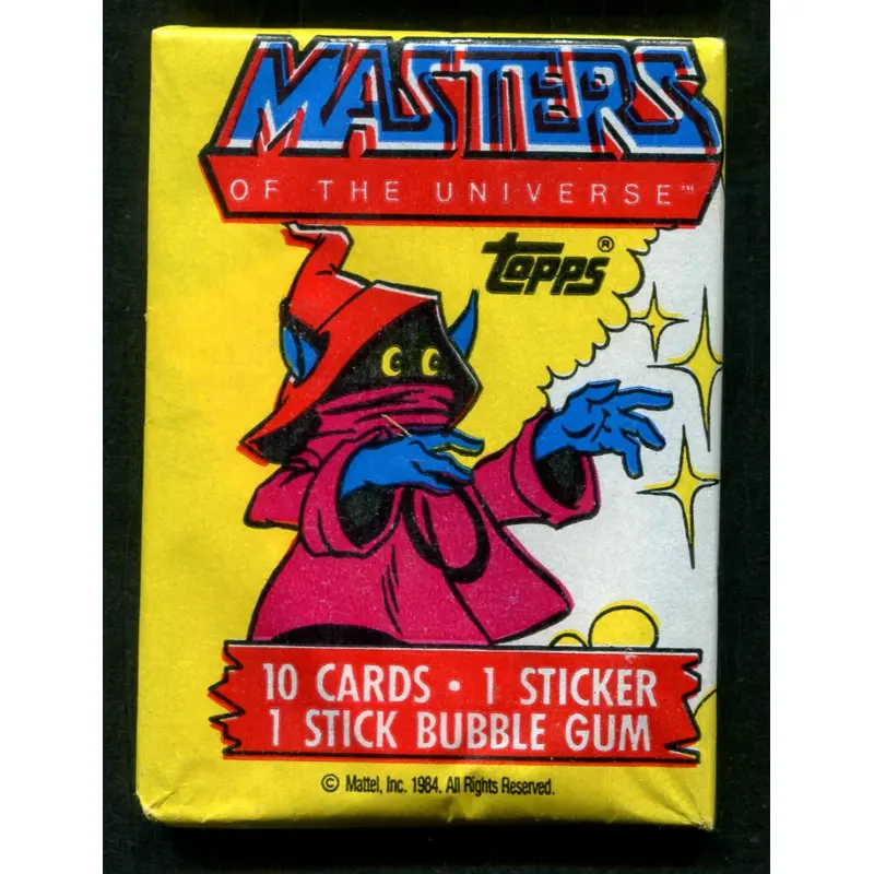 1984 Topps Masters Of The Universe Unopened Wax Pack
