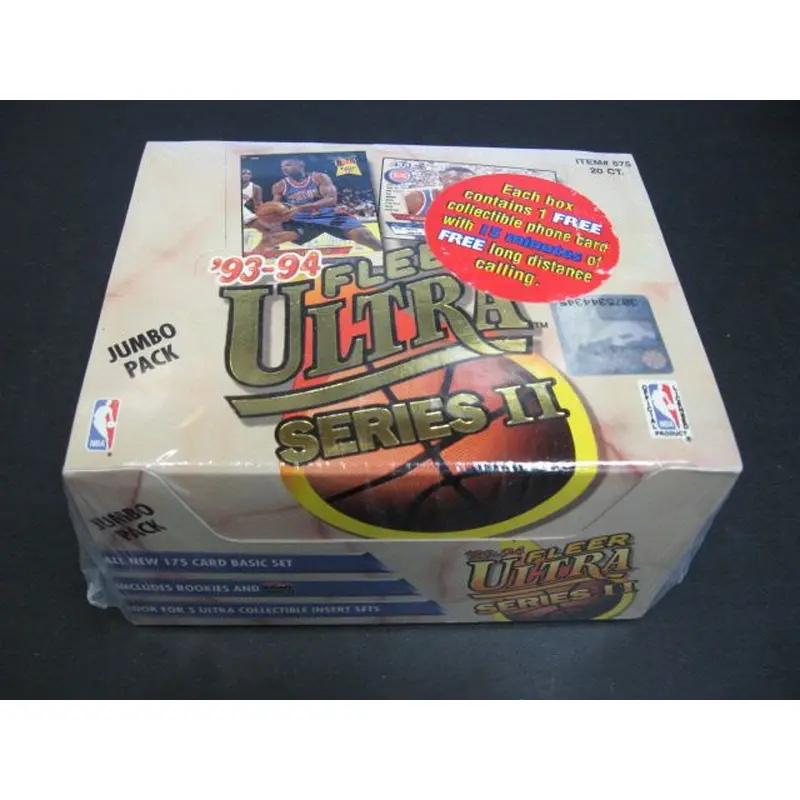 1993/94 Fleer Ultra Basketball Series 2 Jumbo Box