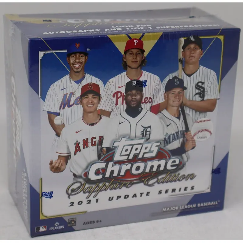 2021 Topps Chrome Baseball Update Series Sapphire Edition Box (8/4)