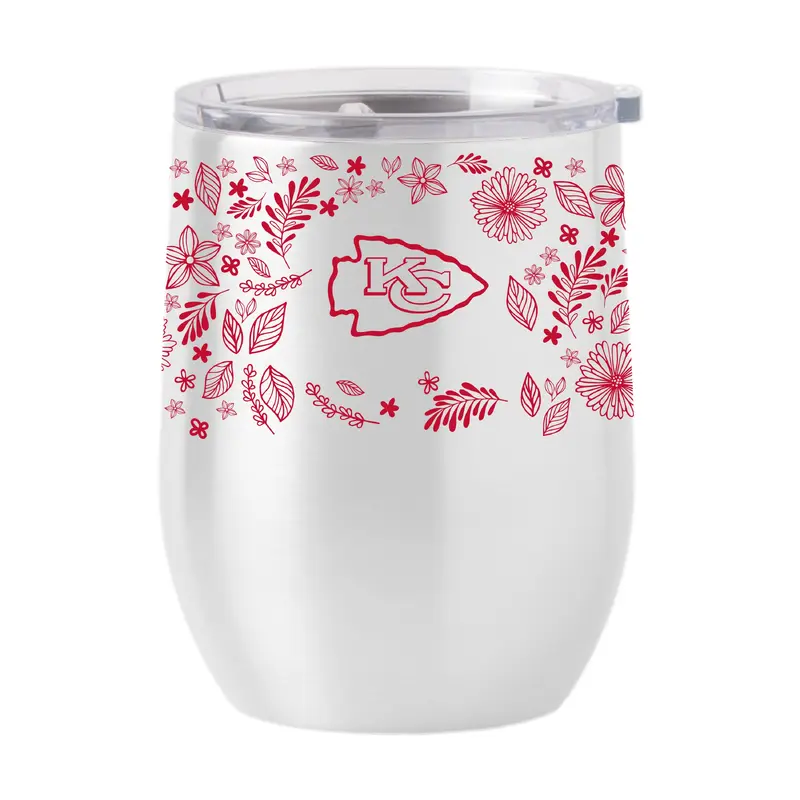 Kansas City Chiefs 16oz Botanical Stainless Curved Beverage
