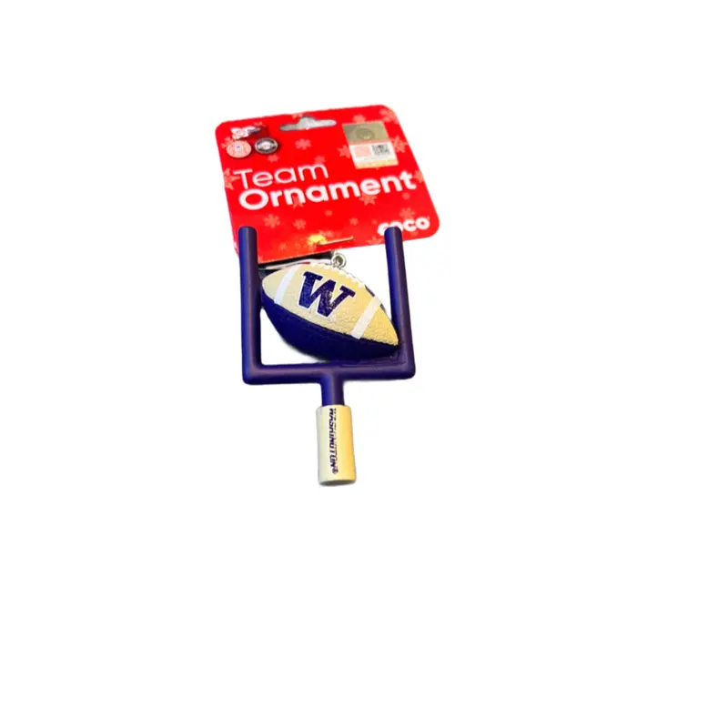 UW Goal Post Ornament