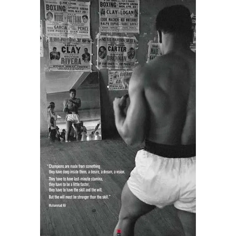 Muhammad Ali "The Will" Classic Boxing Poster - Pyramid Posters 2007