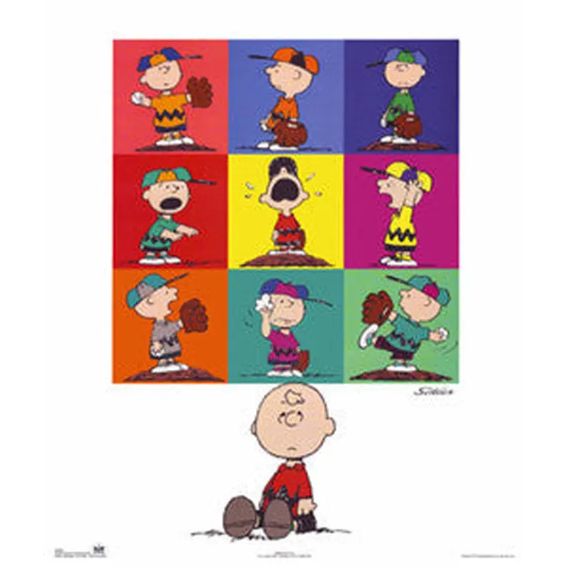 Peanuts Charlie Brown Baseball Collage - OSP Publishing