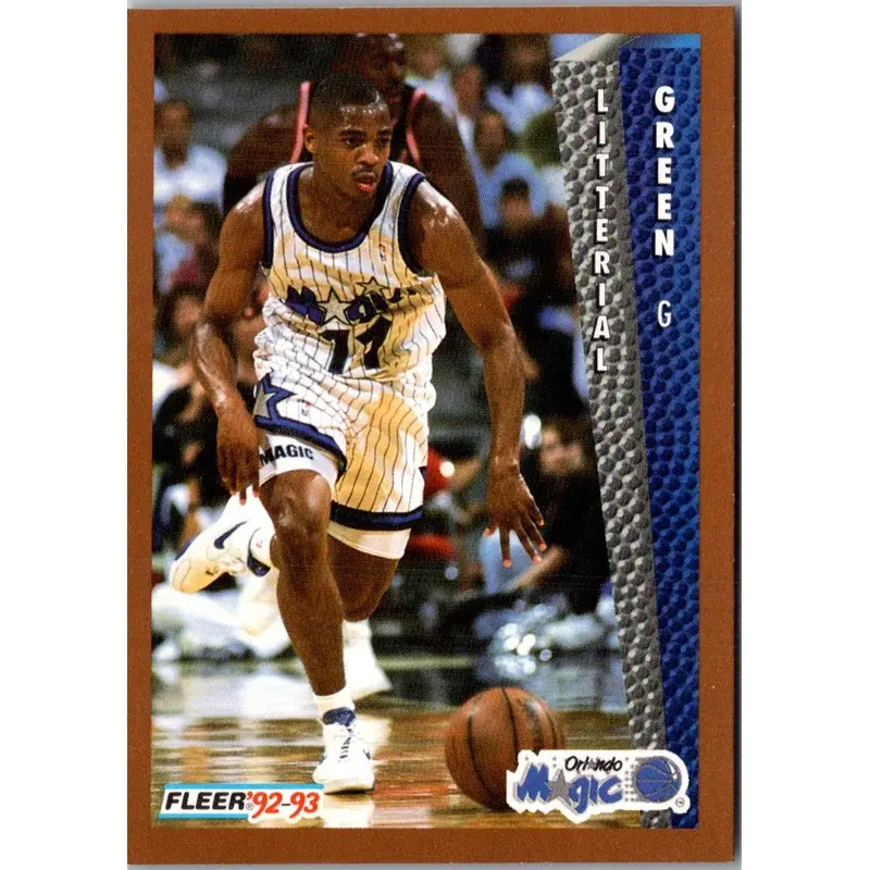 1992 Fleer Litterial Green #399 Rookie