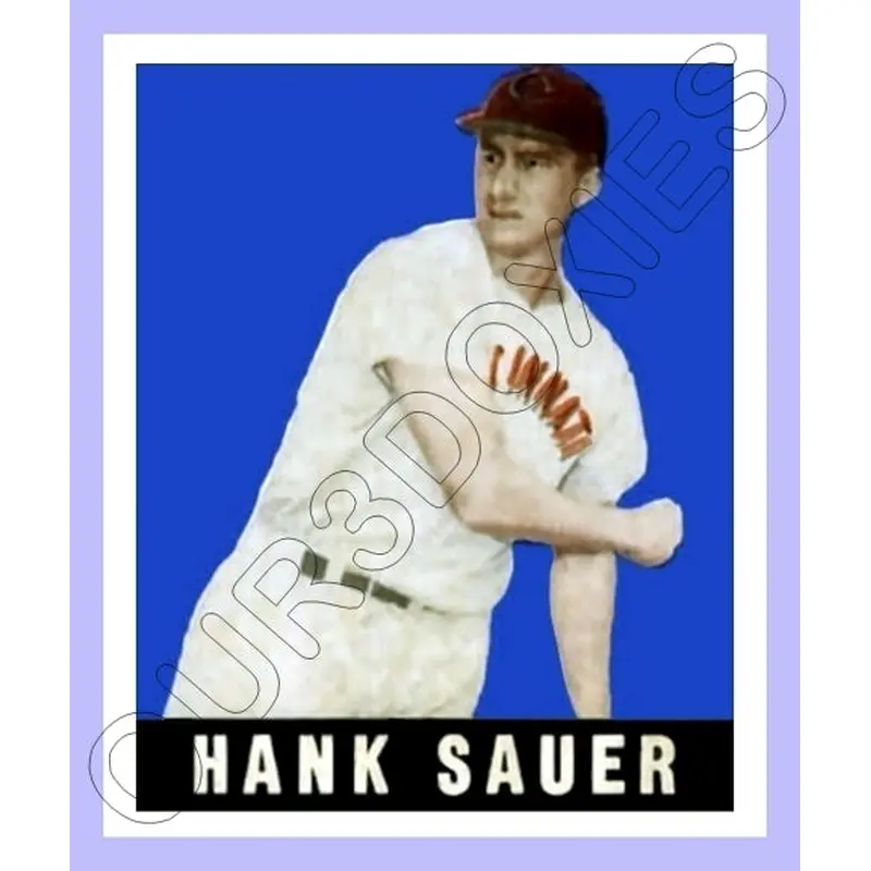 Hank Sauer 1948 Leaf Reproduction Card - 3874