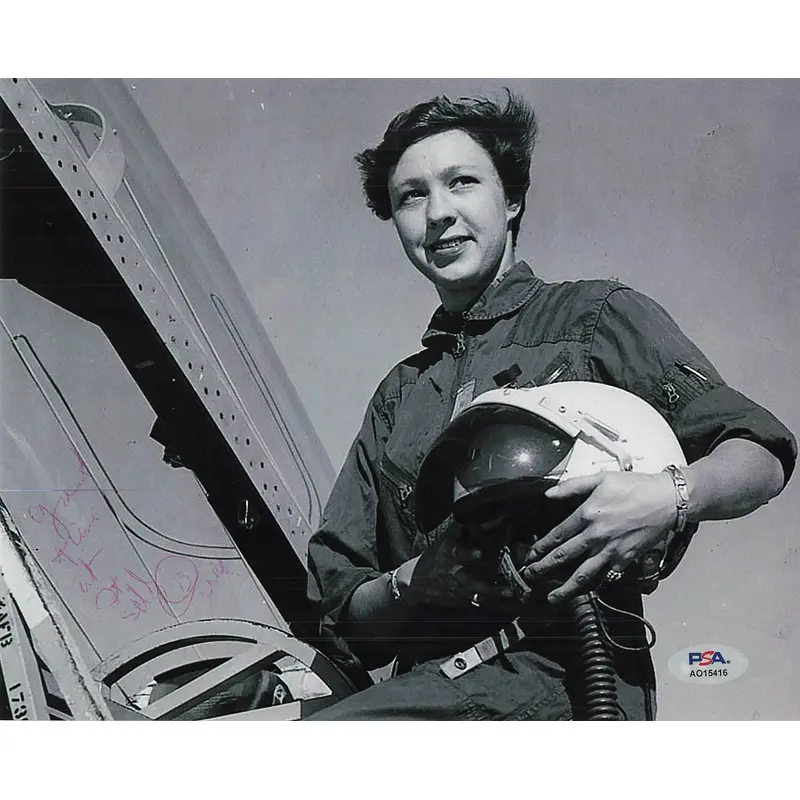 Wally Funk signed 8x10 photo PSA/DNA Autographed Aviator