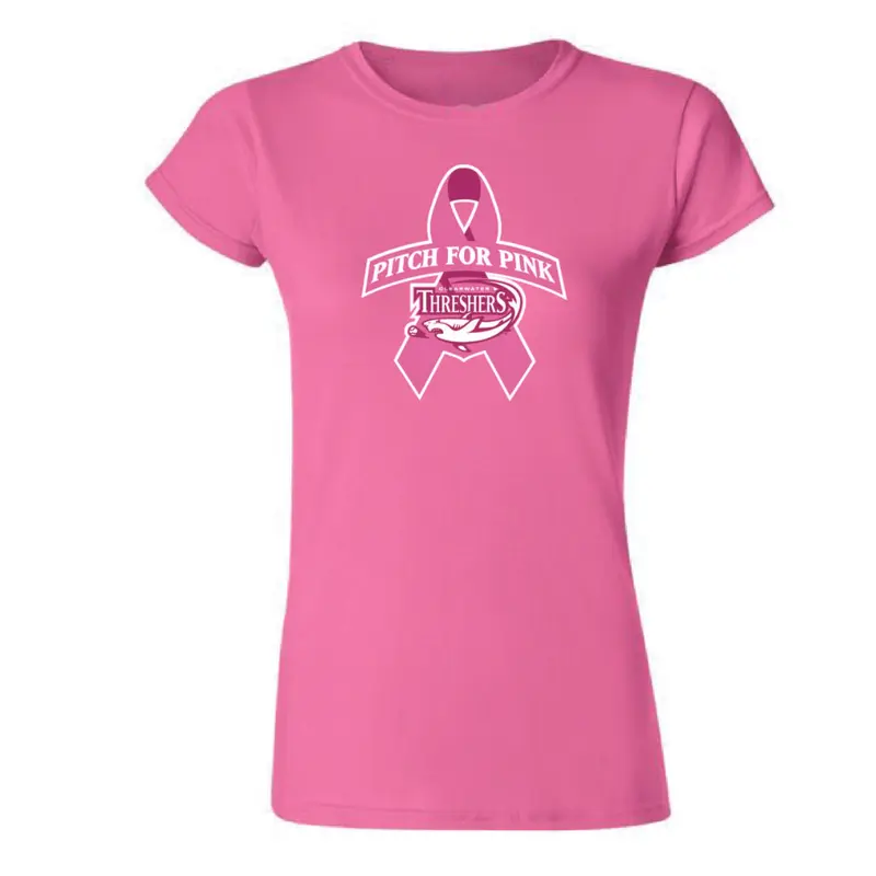 Clearwater Threshers OT Sports Women's Pitch For Pink Tee