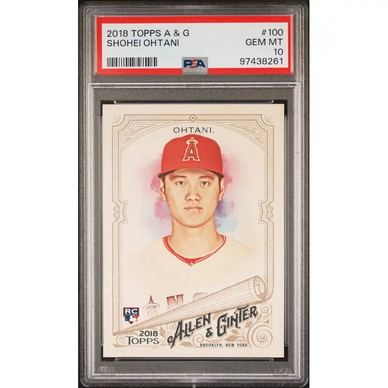 Shohei Ohtani 2018 Topps Allen and Ginter #100 PSA 10 Gem Mint 8261