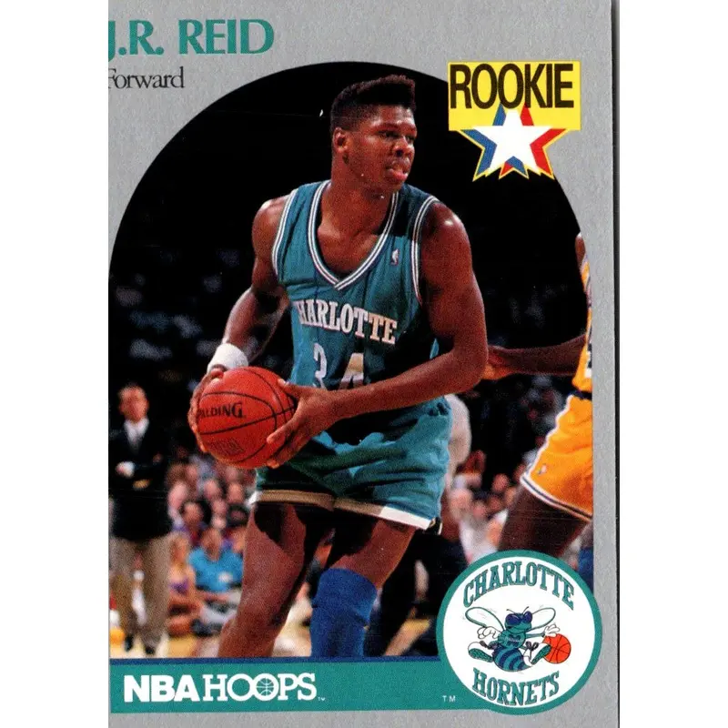 1990 Hoops J.R. Reid #57 Rookie