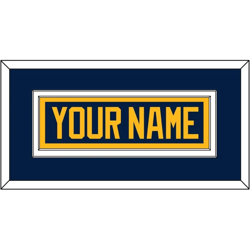Buffalo Nameplate - Home Blue (2010-2020) - Double Mat 2