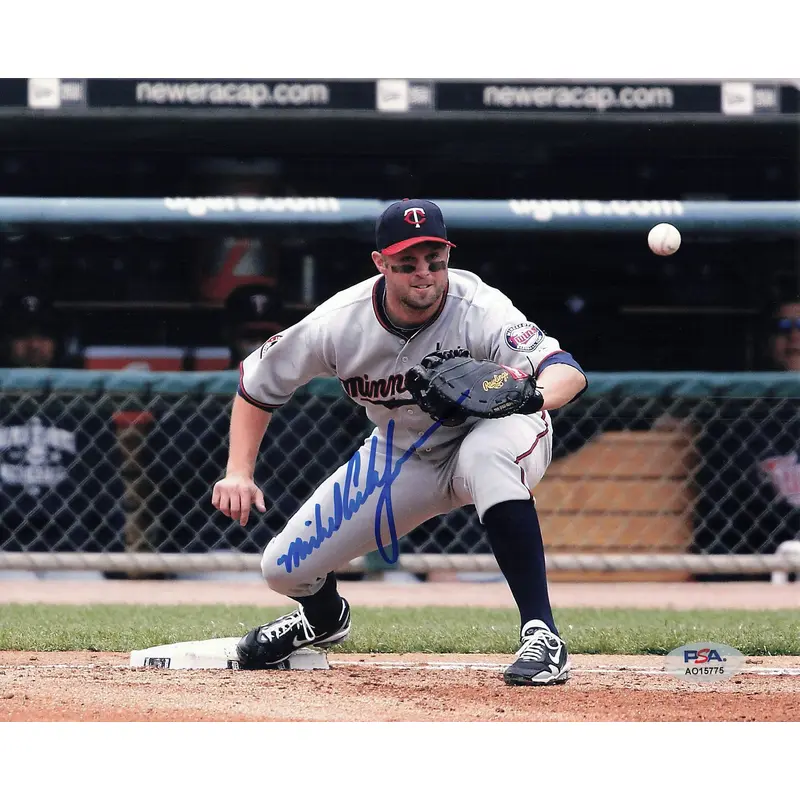 MICHAEL CUDDYER signed 8x10 photo PSA/DNA Minnesota Twins Autographed