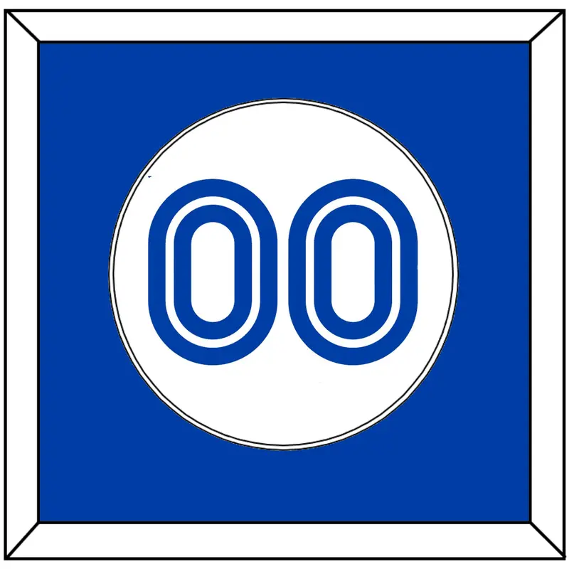 Toronto Number - Home White (1981-1996) - Single Mat 1