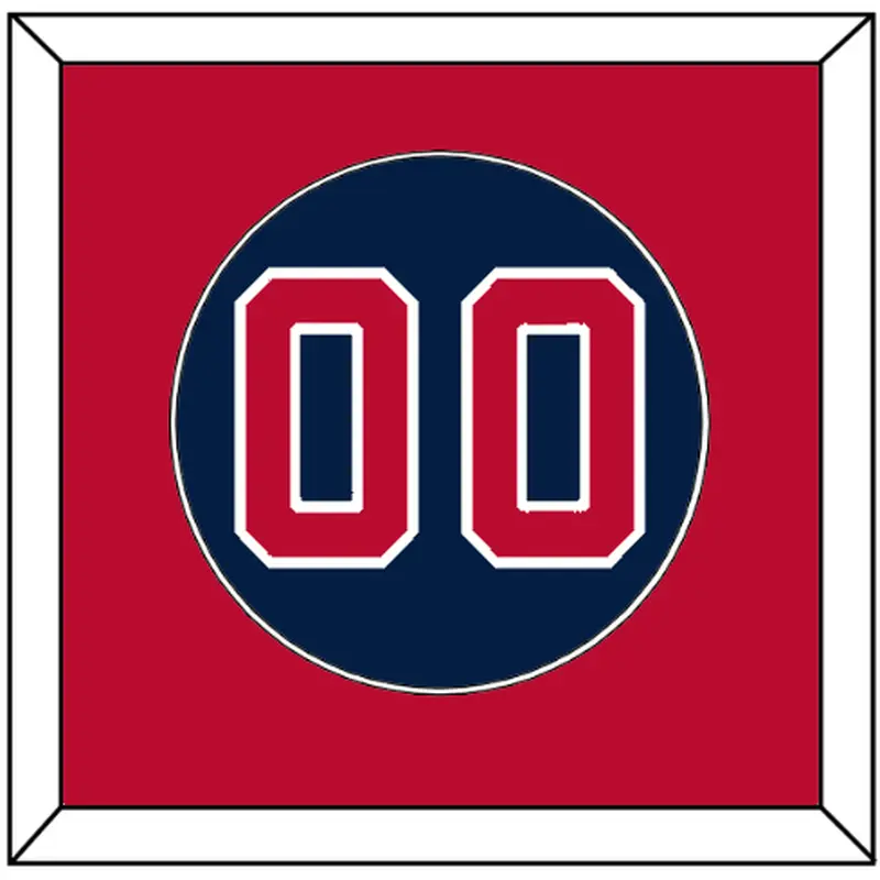 Washington Number - Alternate Blue - Single Mat 2