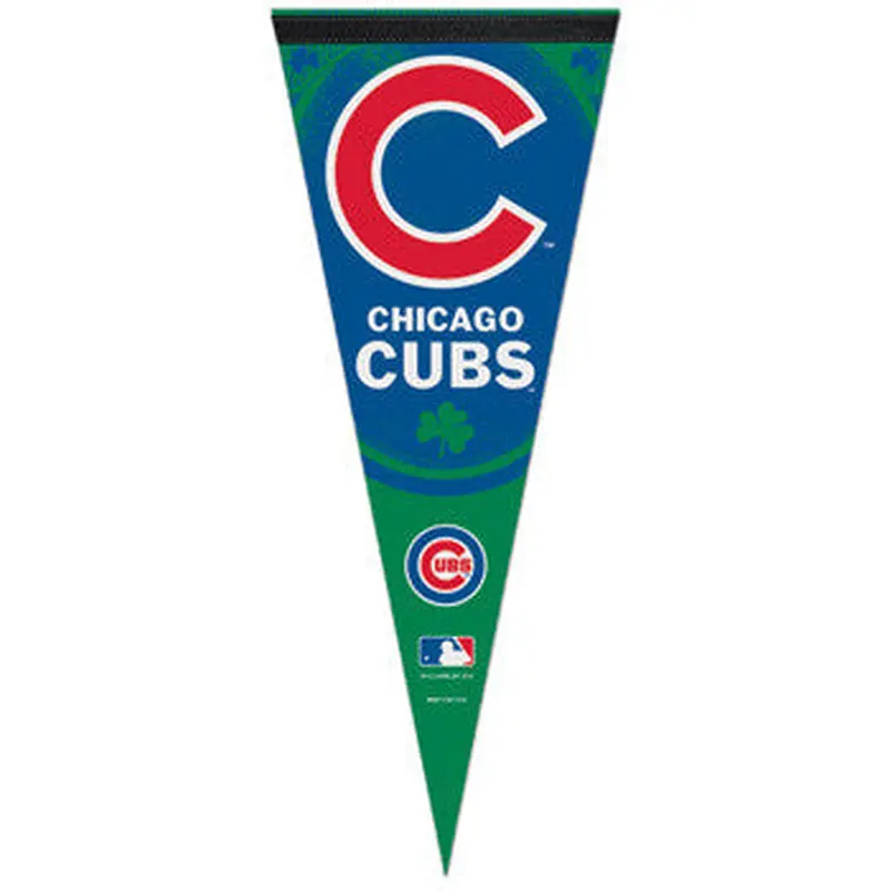 Chicago Cubs "Lucky Clover" Premium Felt Pennant - Wincraft