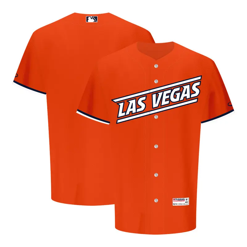 Evoshield Road Las Vegas Orange Authentic Jersey