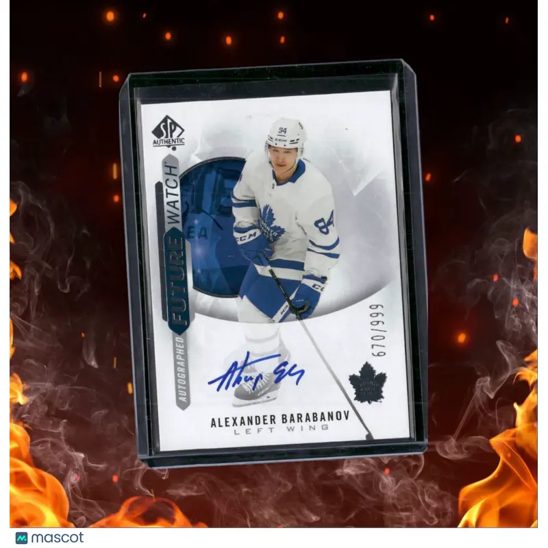 2020-21 SP Authentic Alexander Barabanov Future Watch Rookie Auto 670/999 #204