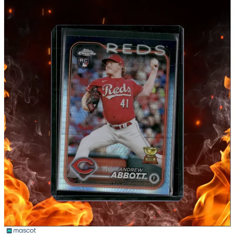 2024 Topps Chrome Andrew Abbott Prism Refractor Rookie #154