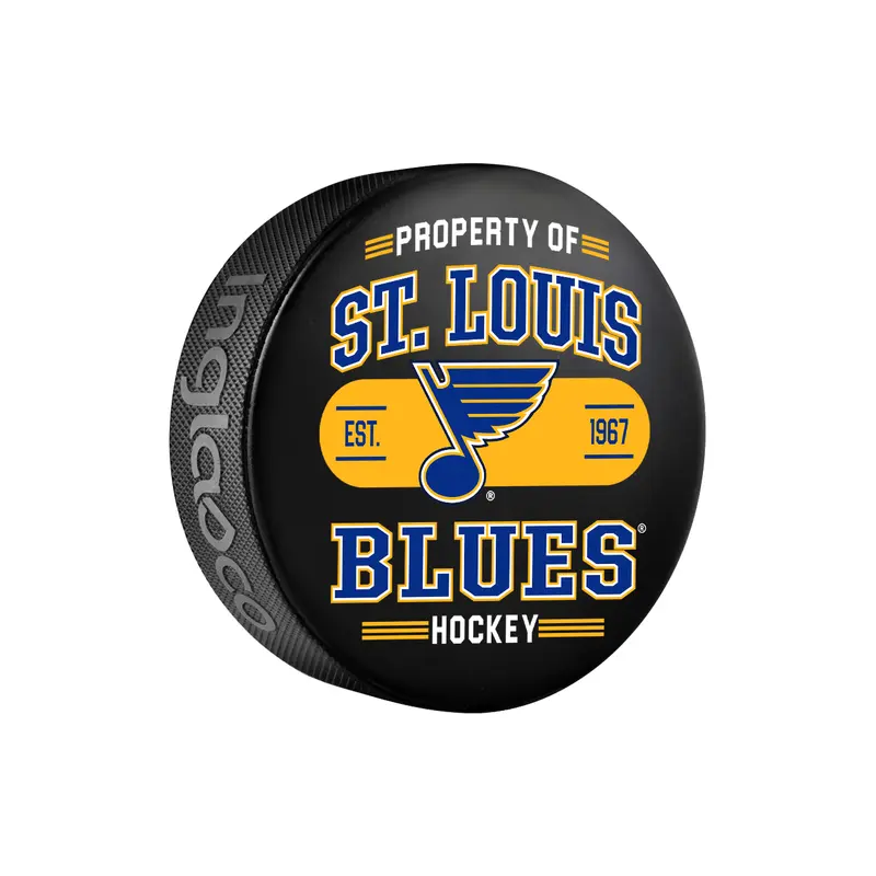 NHL St. Louis Blues Property Of Souvenir Collector Hockey Puck