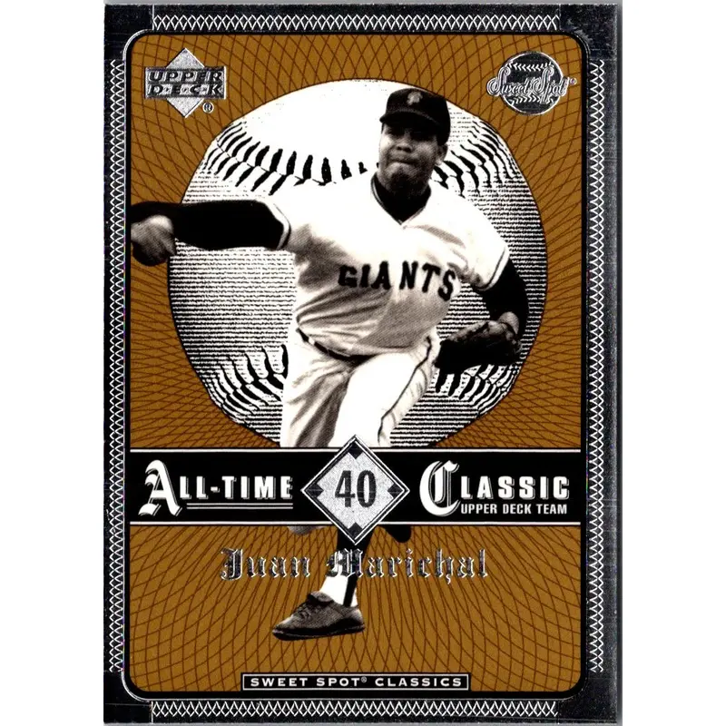 2002 Upper Deck Sweet Spot Classics Juan Marichal #40