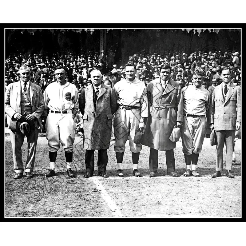 Babe Ruth Honus Wagner 8X10 Photo - 1925 McGraw Johnson Altrock - 2008