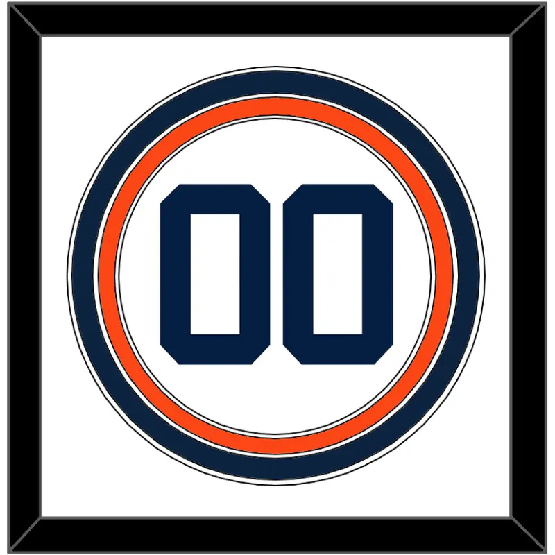 Detroit Number - Home White - Triple Mat 1