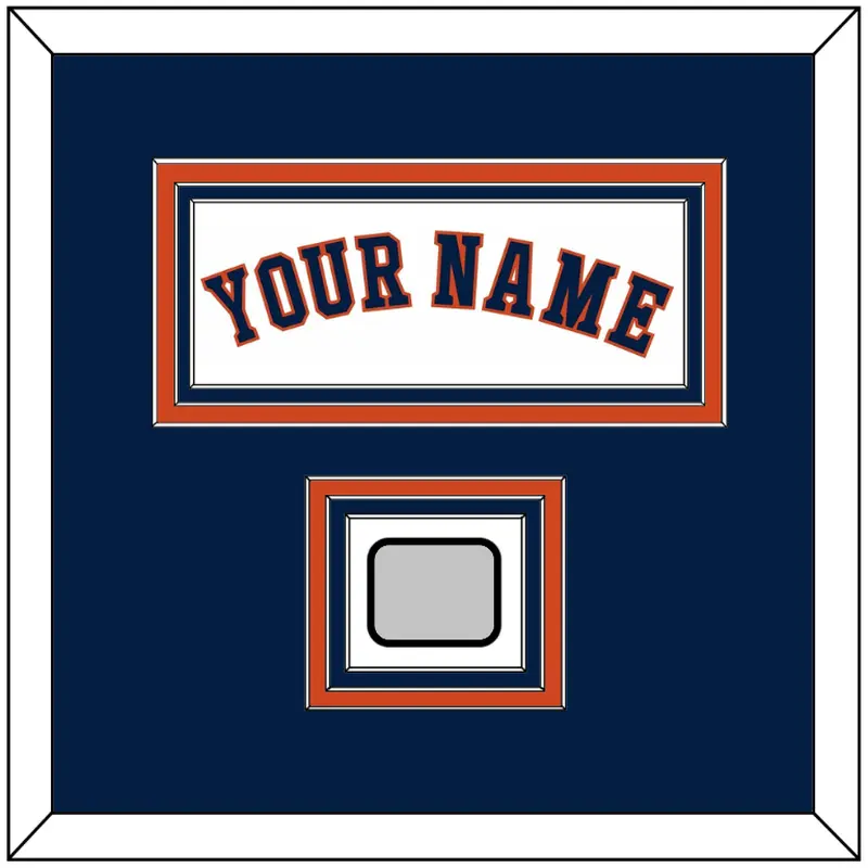 Houston Name & World Series Champions Patch - Home White - Triple Mat 2