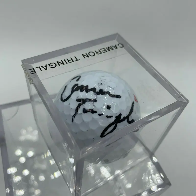 Cameron Tringale Signed Autographed Golf Ball PGA With JSA COA
