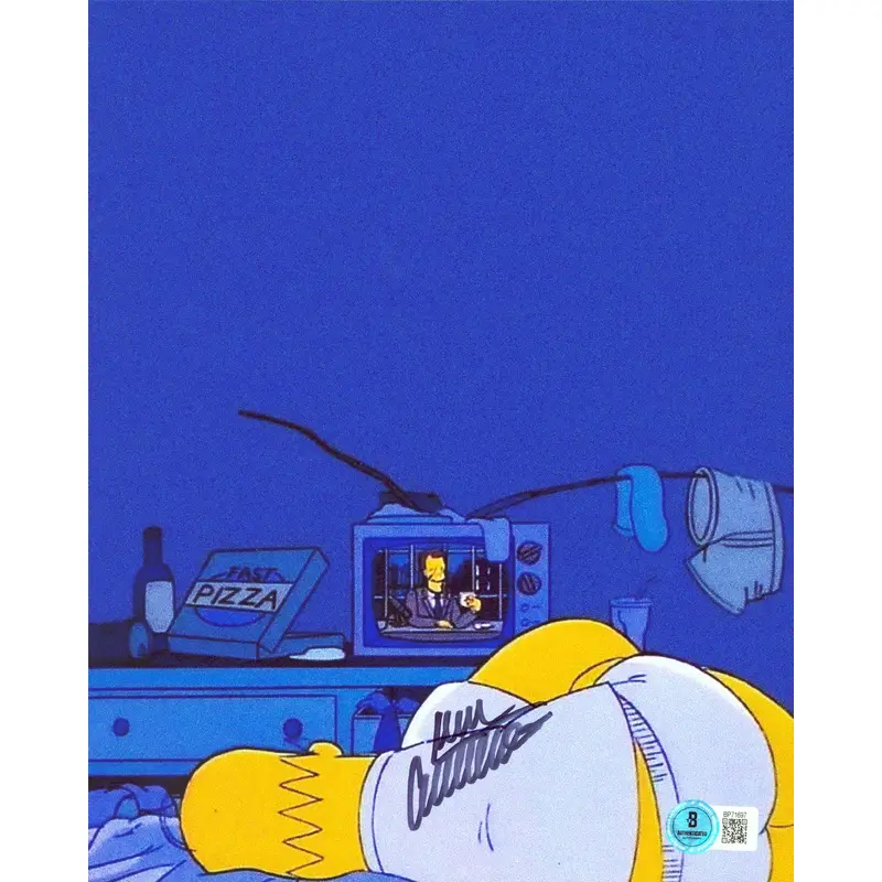 Dan Castellaneta The Simpsons Authentic Signed 8x10 Vertical T.V. Photo BAS