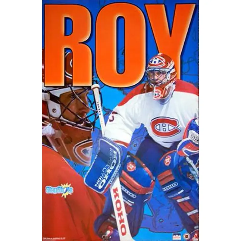 Patrick Roy "Slapshots" Montreal Canadiens Poster - Starline Inc. 1994