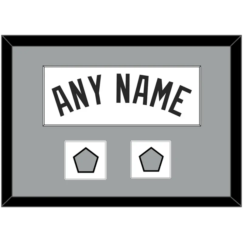San Antonio Name With 2 Champions Trophy Patches - Home White (2002-2017) - Single Mat 3