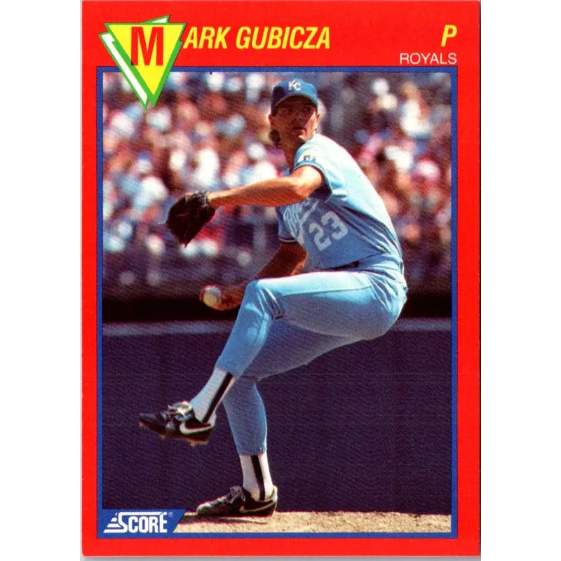 1989 Score Baseball's 100 Hottest Players Mark Gubicza #69