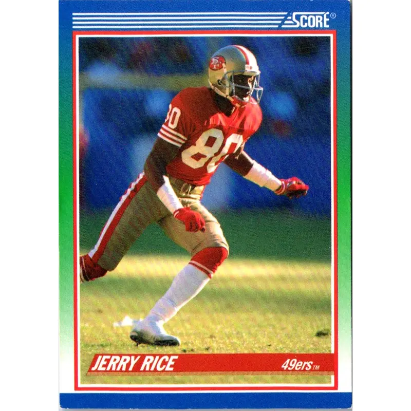 1990 Score 100 Hottest Jerry Rice #100