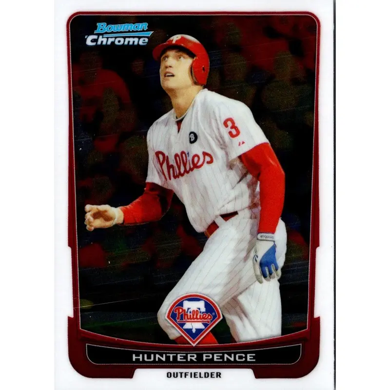 2012 Bowman Chrome Hunter Pence #93