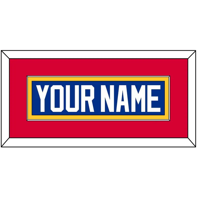 St. Louis Nameplate - Road Blue (1995-1998) - Single Mat 2